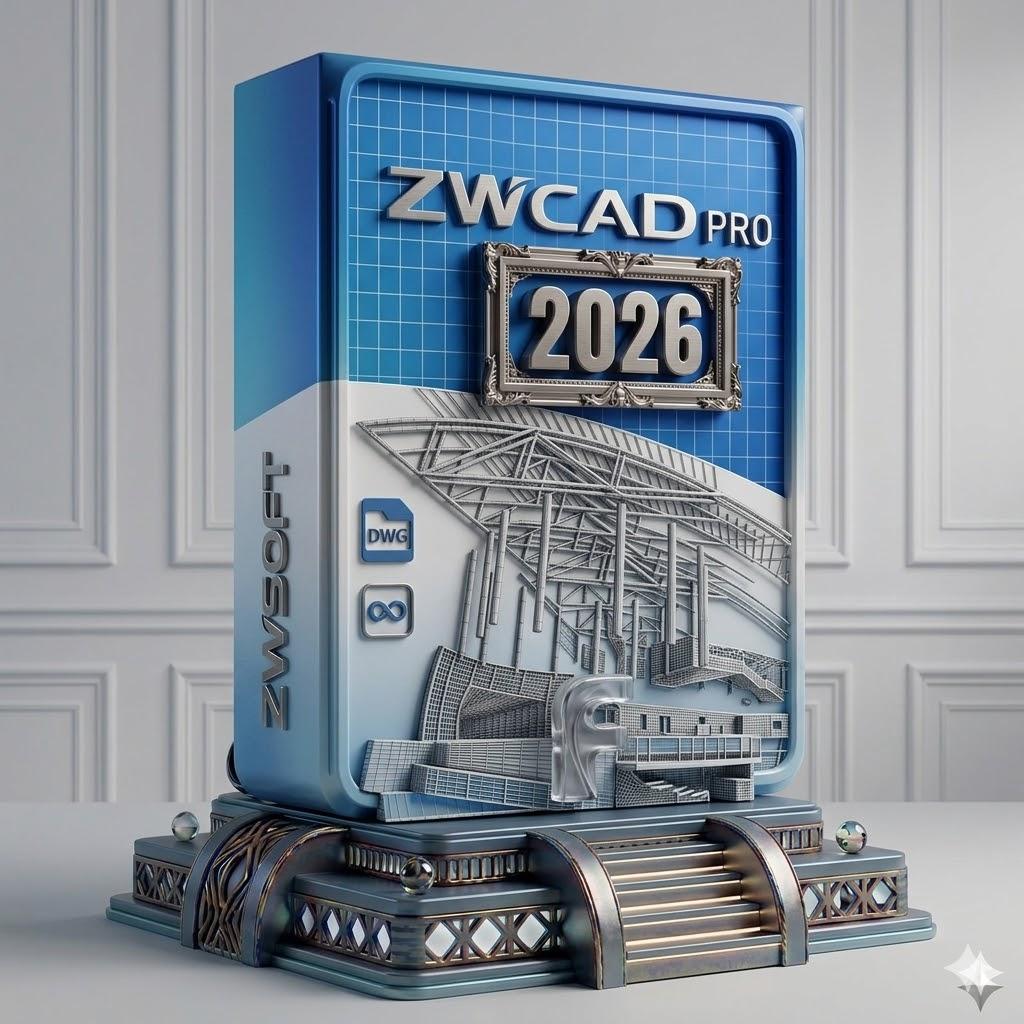 ZWCAD Professional 2026, Computers en Software, Ontwerp- en Bewerkingssoftware, Ophalen, Nieuw, Windows