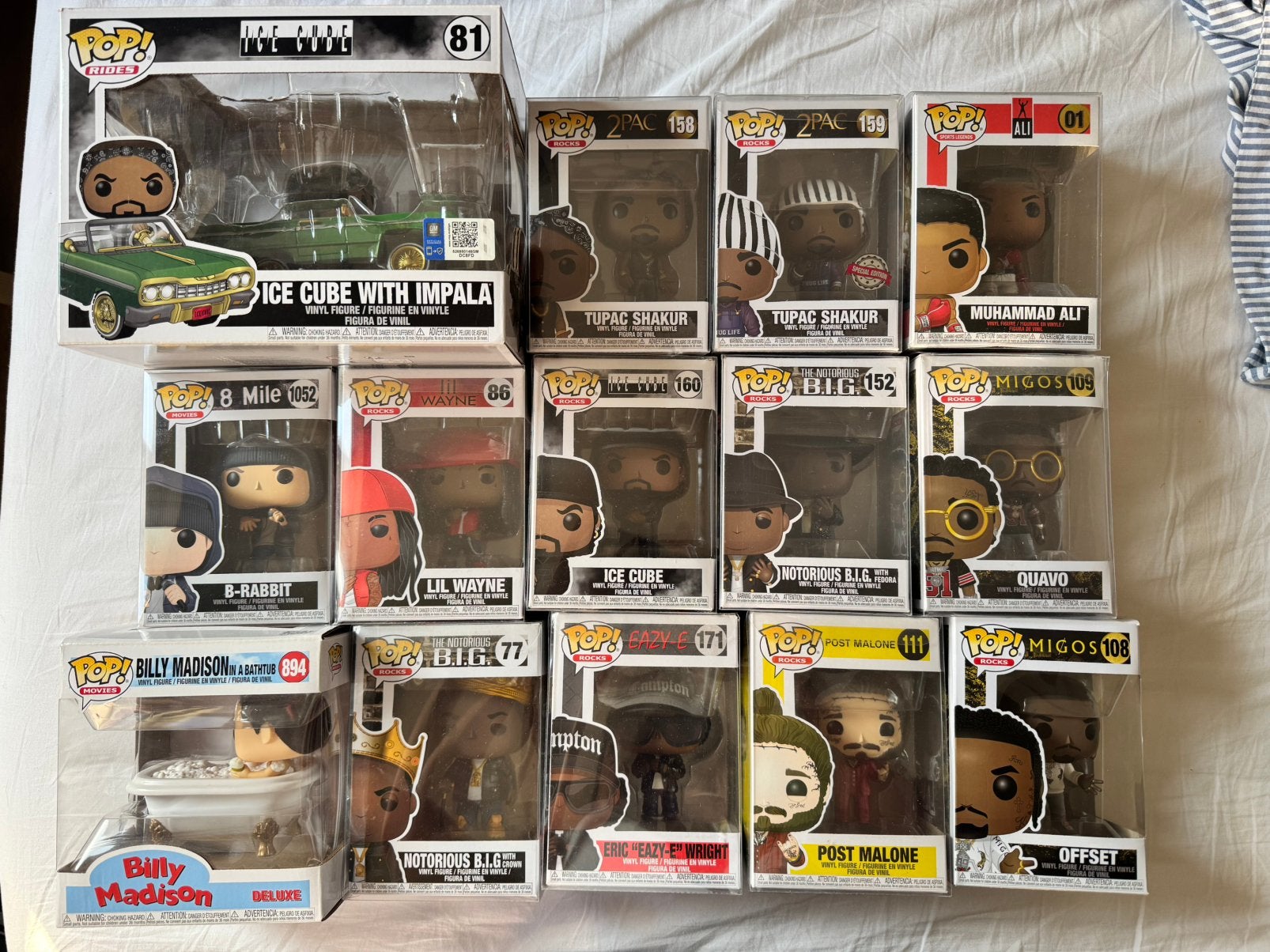 Funko Pop! lot - 15 stuks (muziek & films)., Enlèvement