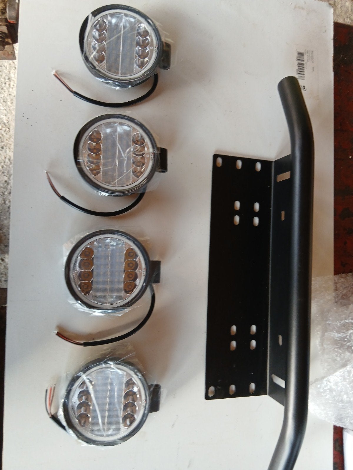 phares led et porte plaque neuf, Enlèvement