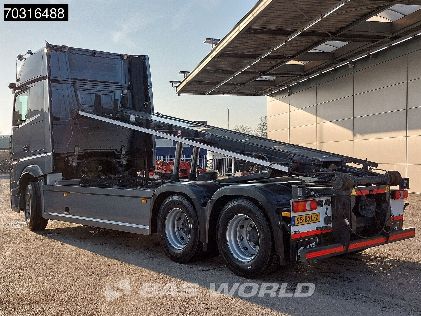 Mercedes Actros L 2848 6X2 HTS 30 tons cable system Lift-Axl, Auto's, Vrachtwagens, Automaat, Achterwielaandrijving, Euro 6, Bedrijf
