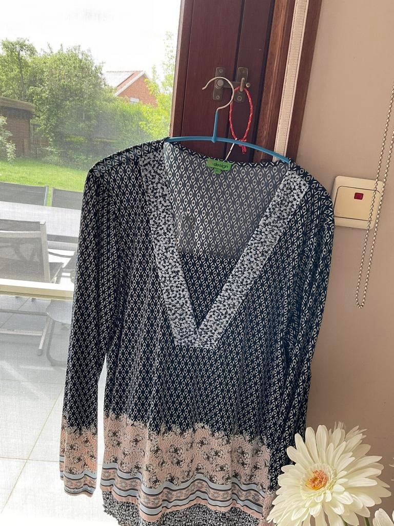 Modieuze K-Design blouse L, Ophalen of Verzenden, Zo goed als nieuw