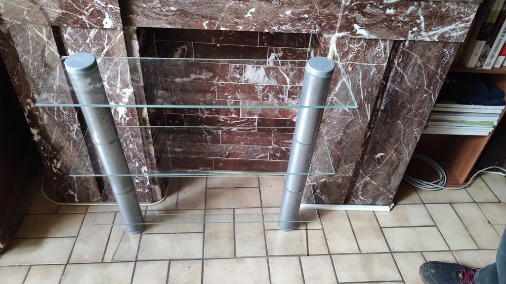 Étagère en verre à suspendre, Enlèvement, Utilisé