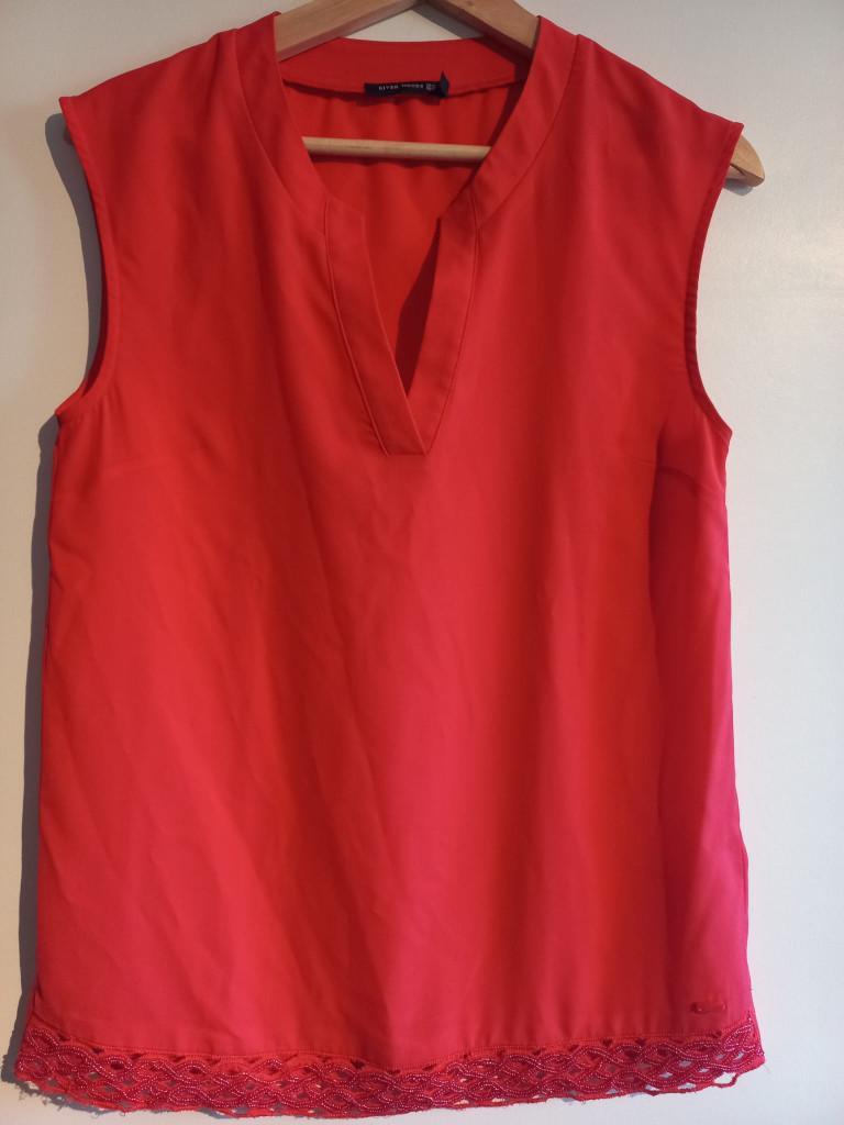 Mouwloze blouse River Woods, Kleding | Dames, River Woods, Ophalen of Verzenden, Zo goed als nieuw, Rood