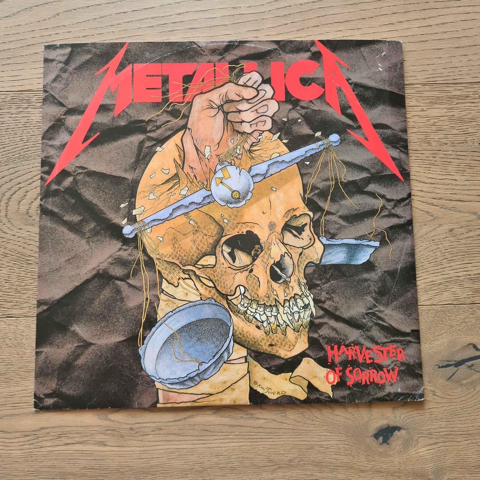 vinyle métallique Harvester of Sorrow, Heavy metal, Enlèvement ou Envoi, Comme neuf, Autres types