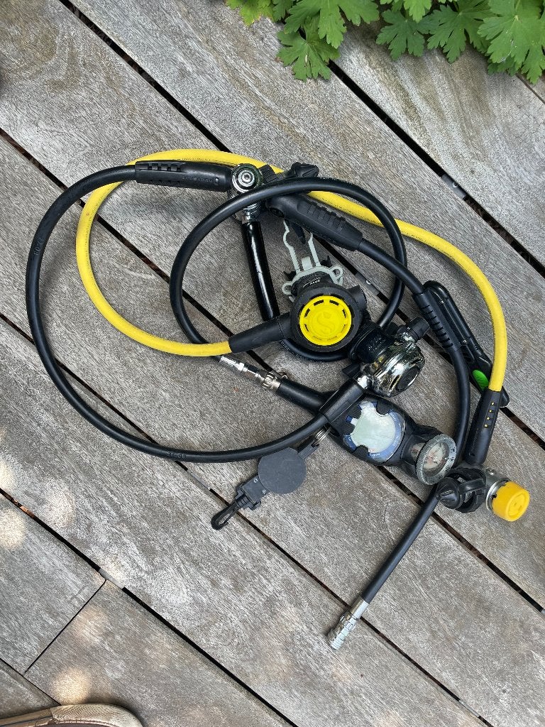 Ontspanner met computer en octopus, scubapro, Watersport en Boten, Duiken, Ophalen, Gebruikt, Overige typen