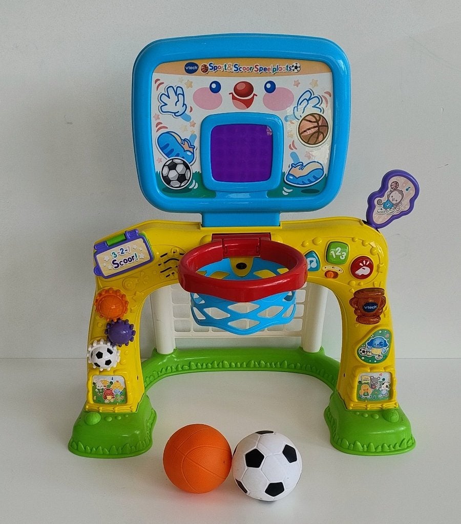 V-Tech 3 in 1 Sport & Scoor Speelplaats, Kinderen en Baby's, Ophalen, Zo goed als nieuw, 6 maanden tot 2 jaar
