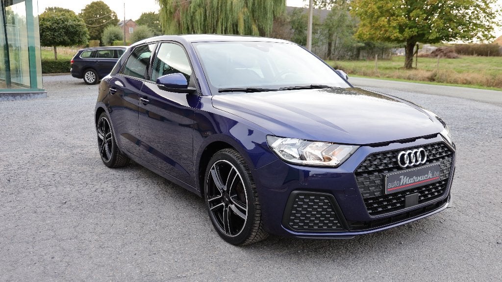 Audi A1 1,0TFSI 2023 GPS-Cruise-PDC-Android-Apple-Laneassist, A1, Blauw, 124 g/km, Bedrijf