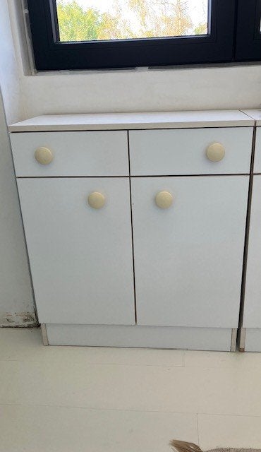 Badkamerkastje (2x), Maison & Meubles, Armoires | Commodes, Utilisé, Moins de 100 cm, 50 à 100 cm, 25 à 50 cm, Enlèvement