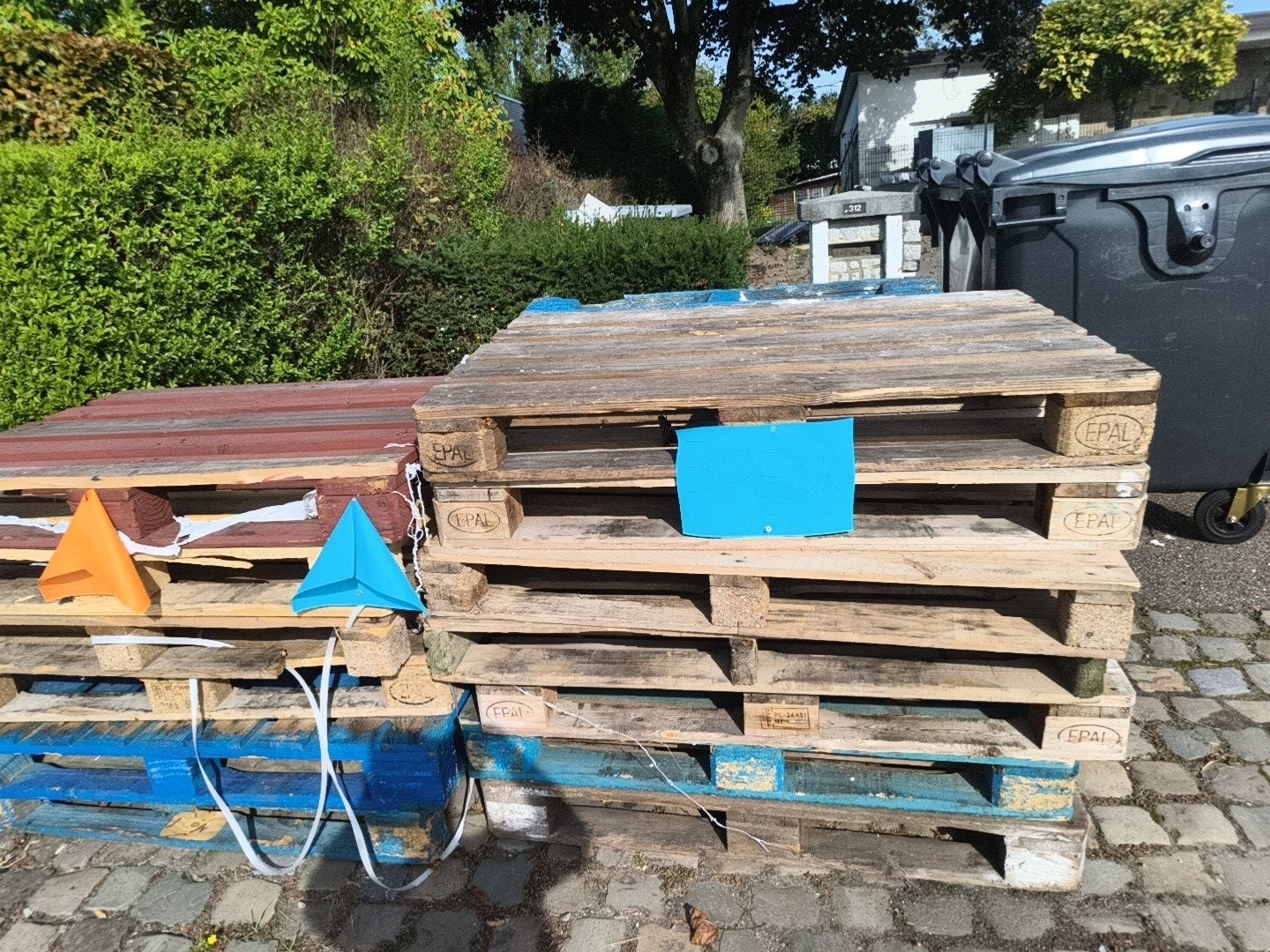 Europalleten te koop, Doe-het-zelf en Bouw, Ophalen