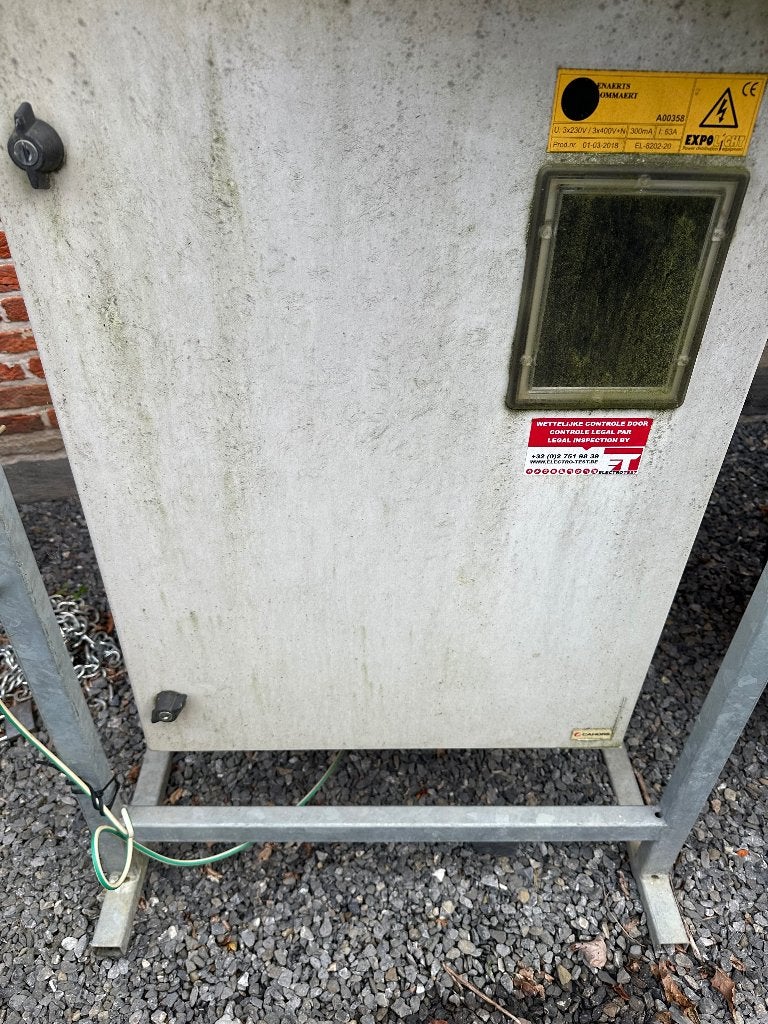 Werfkast in metalen kooi, Doe-het-zelf en Bouw, Ophalen, Gebruikt, ABB, Groepenkast