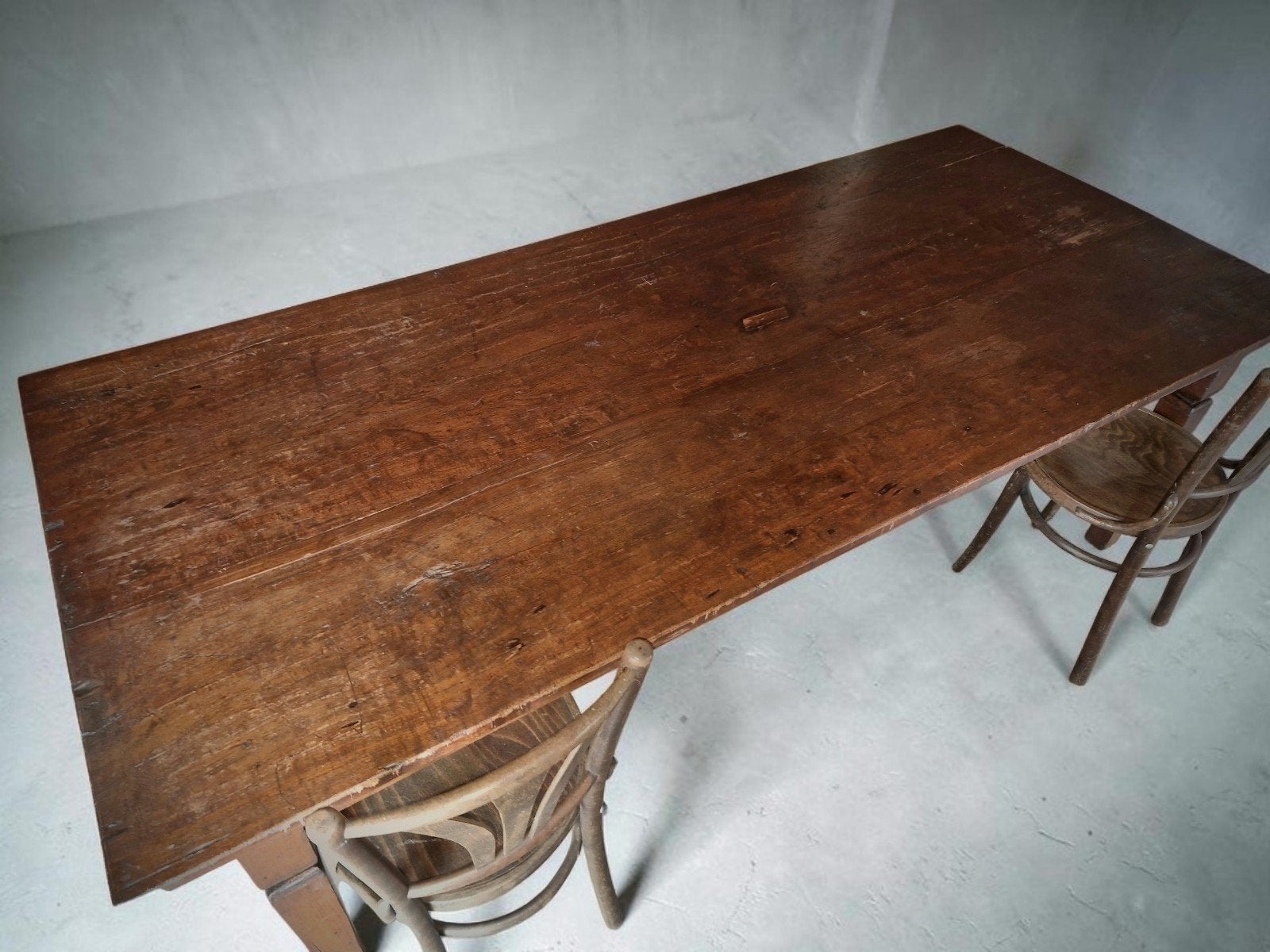 Table de ferme ancienne, Maison & Meubles, Enlèvement, Chêne