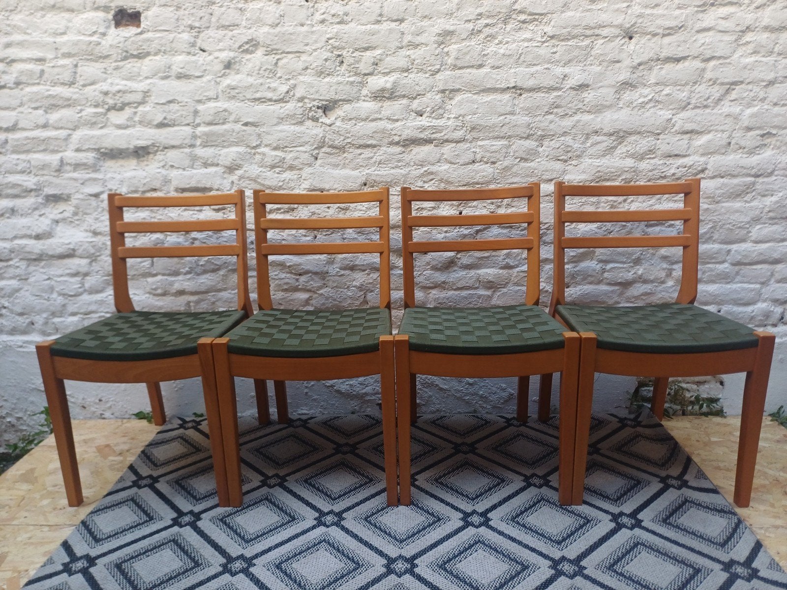 Lot de 4 Chaises Vintage IKEA INVIK(1999) Style Scandinave, Autres couleurs, Enlèvement, Utilisé, Scandinave