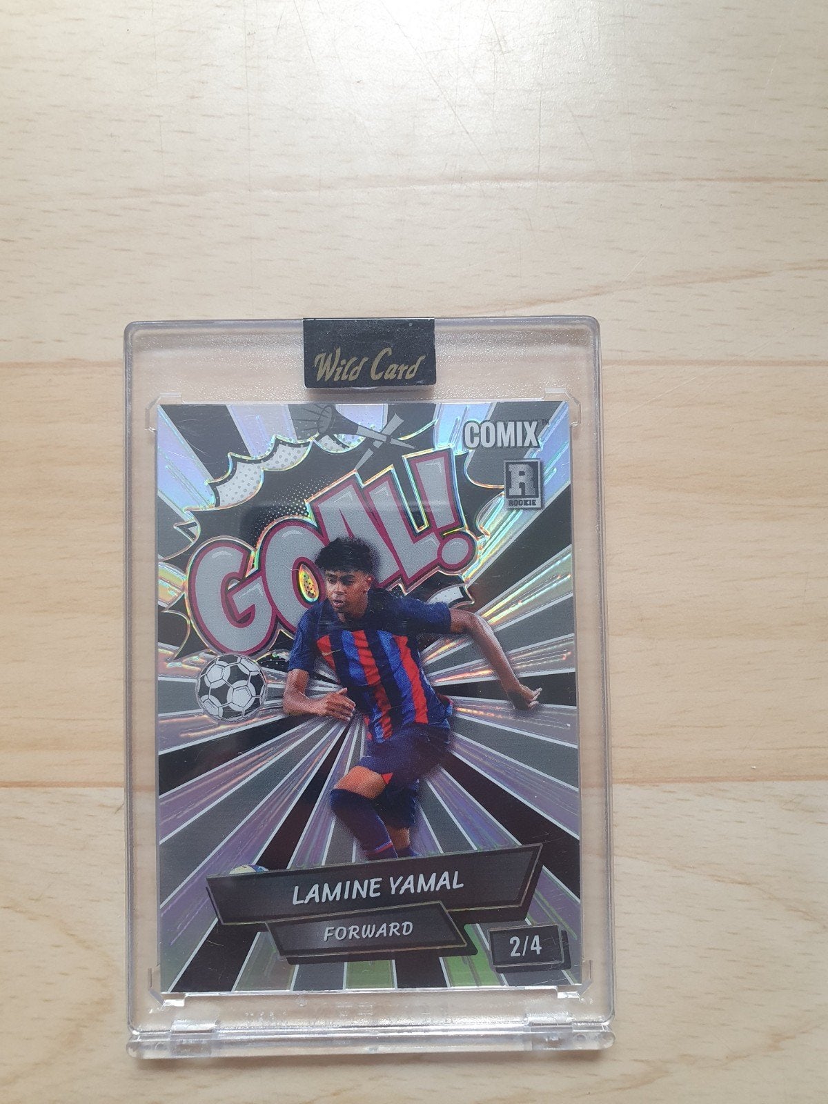 Carte Lamine Yamal rare 2/4 au monde, Enlèvement ou Envoi, Neuf, Cartes en vrac