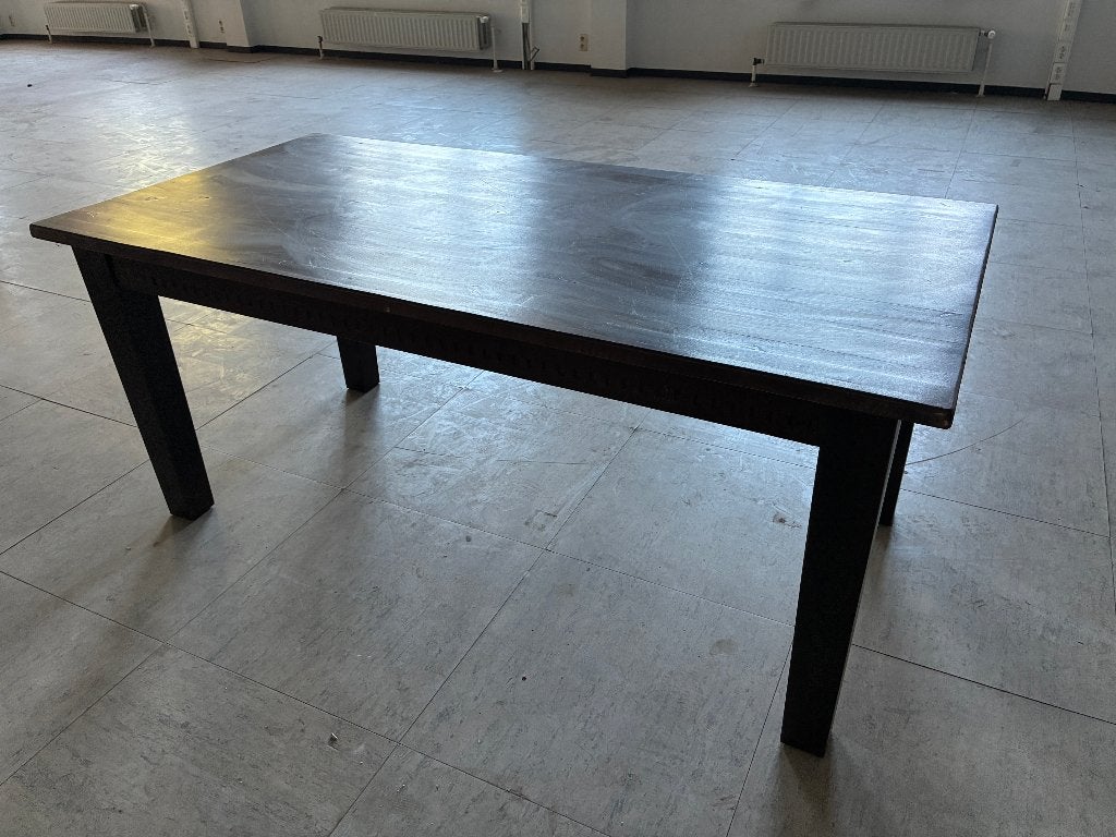antieke tafel, Ophalen
