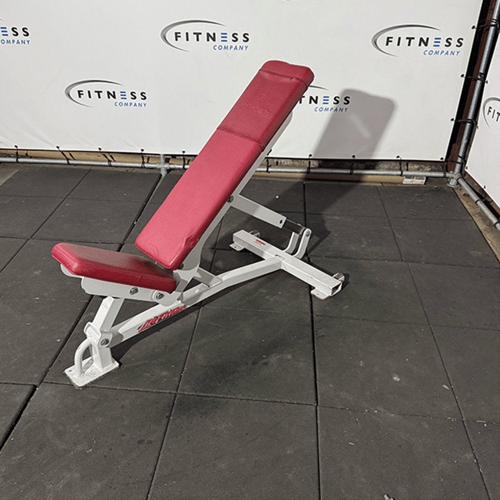 Life Fitness - Adjustable Bench, Ophalen of Verzenden, Gebruikt, Benen, Fitnessbank