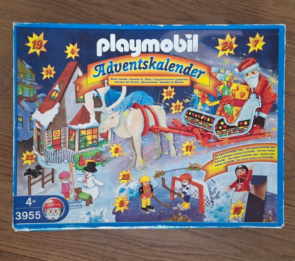 playmobil calendrier de l'avent 3955, Utilisé, City life, Figurines, Kit complet