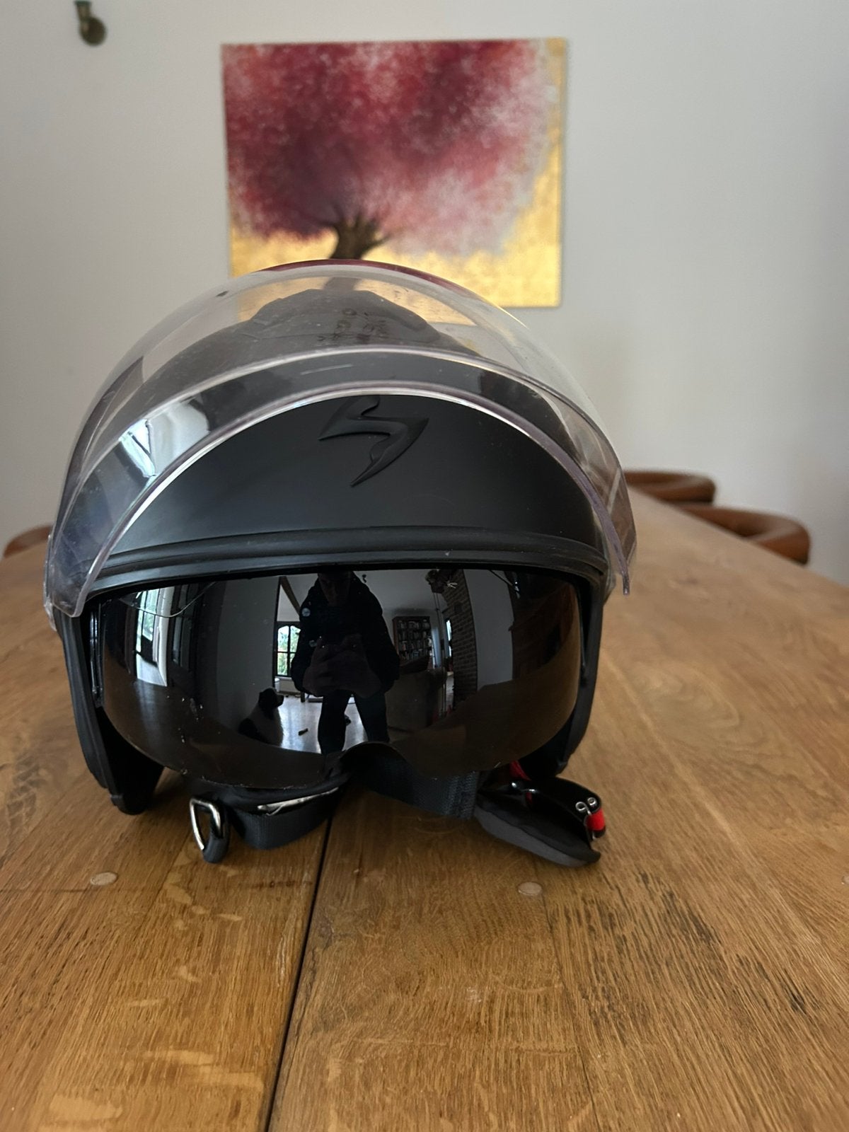 Brommer helm maat M - “exo city 2”, Fietsen en Brommers, Ophalen of Verzenden, Gebruikt, Medium