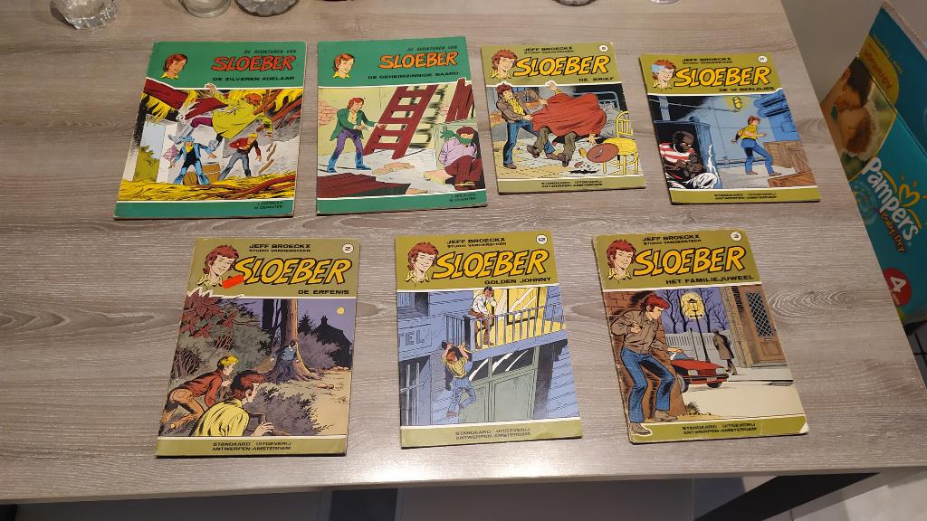 sloeber 5 strips 1982, Boeken, Stripverhalen, Ophalen, Gelezen