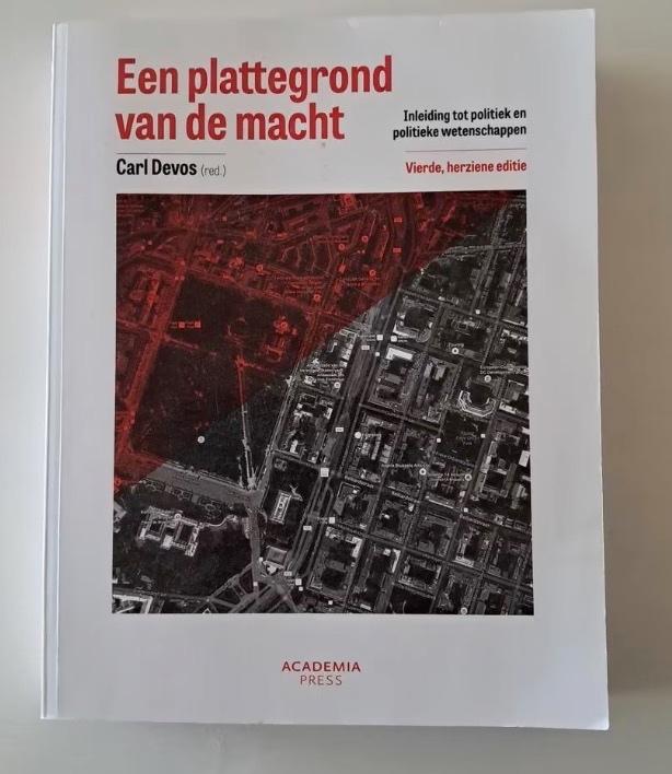 Carl Devos - Une carte du pouvoir 2016, Livres, Livres d'étude & Cours, Utilisé, Enseignement supérieur, Enlèvement ou Envoi