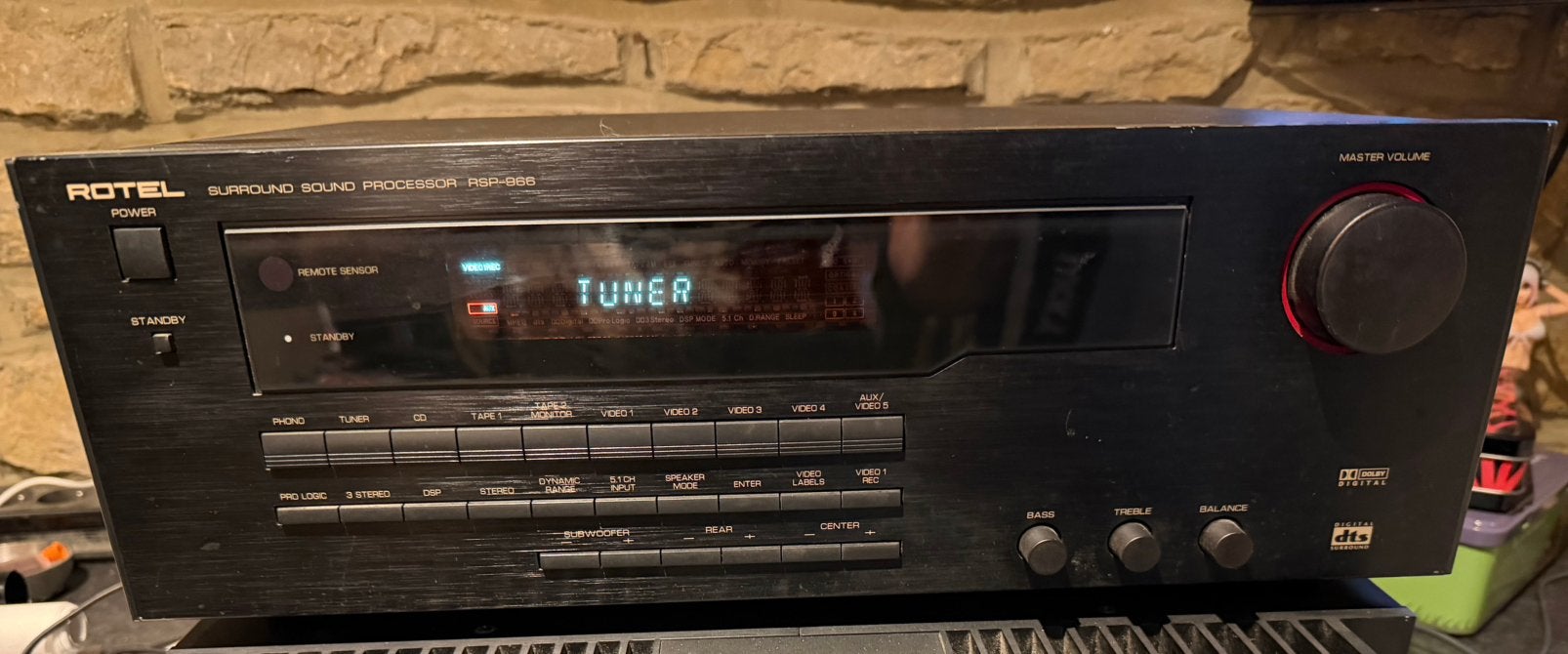 préampli home cinema ROTEL RSP-966, Audio, Tv en Foto, Home Cinema-sets, Ophalen, Gebruikt, 5.1-systeem, Overige merken