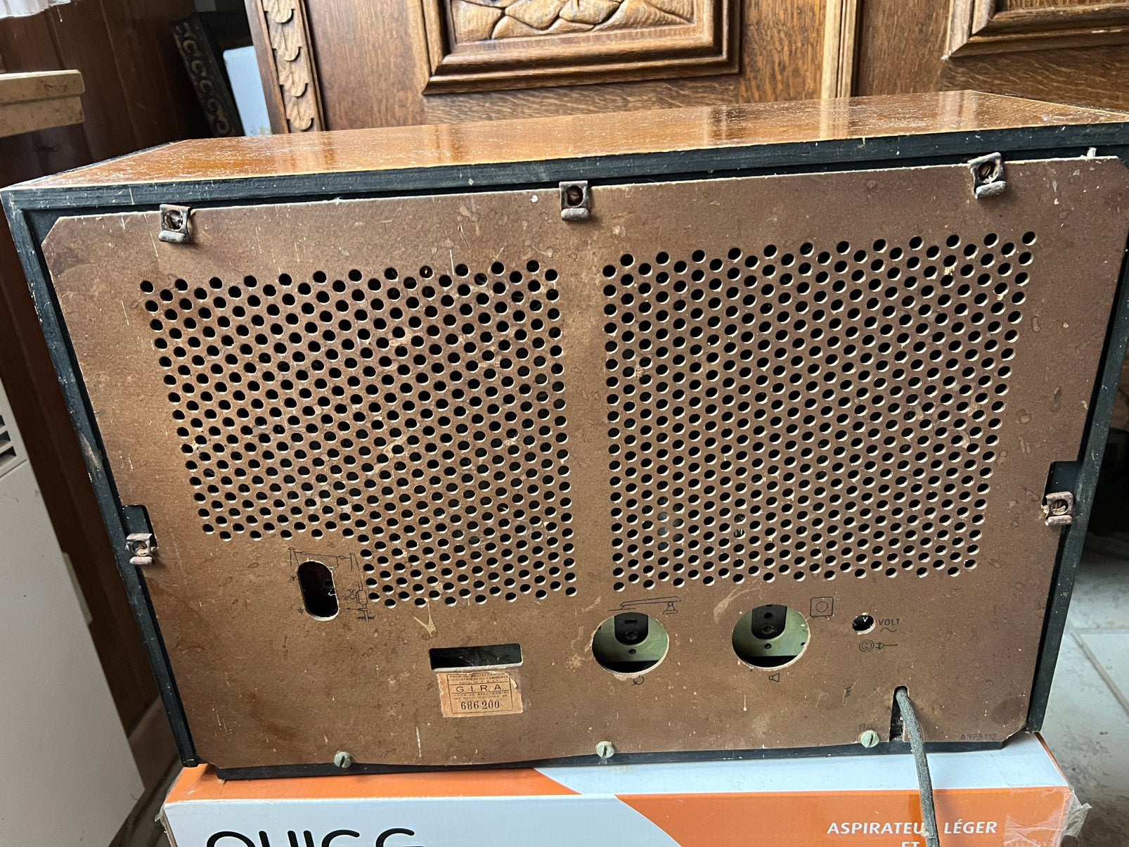 Antiek Philips BX591A buizenradio, Antiek en Kunst, Ophalen