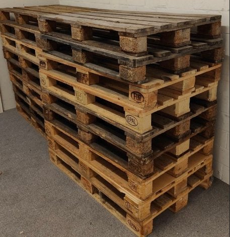 30 palettes EURO/EPAL d'occasion à vendre, Enlèvement