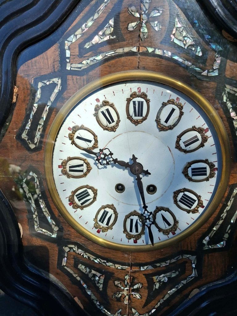 Horloge Murale Œil-de-Bœuf Napoléon III, Antiek en Kunst, Ophalen of Verzenden