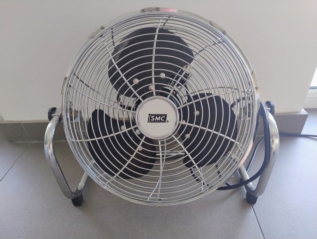 SMC MHV12 12"/30cm vloerventilator, Ophalen, Zo goed als nieuw, Vloerventilator