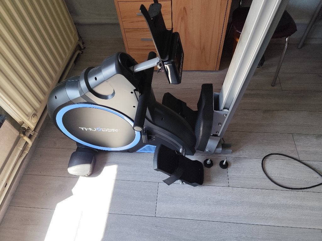 Rameur électromagnétique THUNDER ARGO – Utilisé 2 fois, Sport en Fitness, Ophalen, Benen, Zo goed als nieuw, Metaal