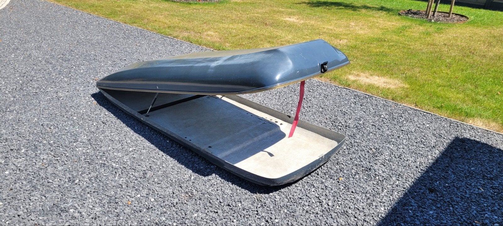 Dakkoffer polyester 2m20 x 90cm, Ophalen