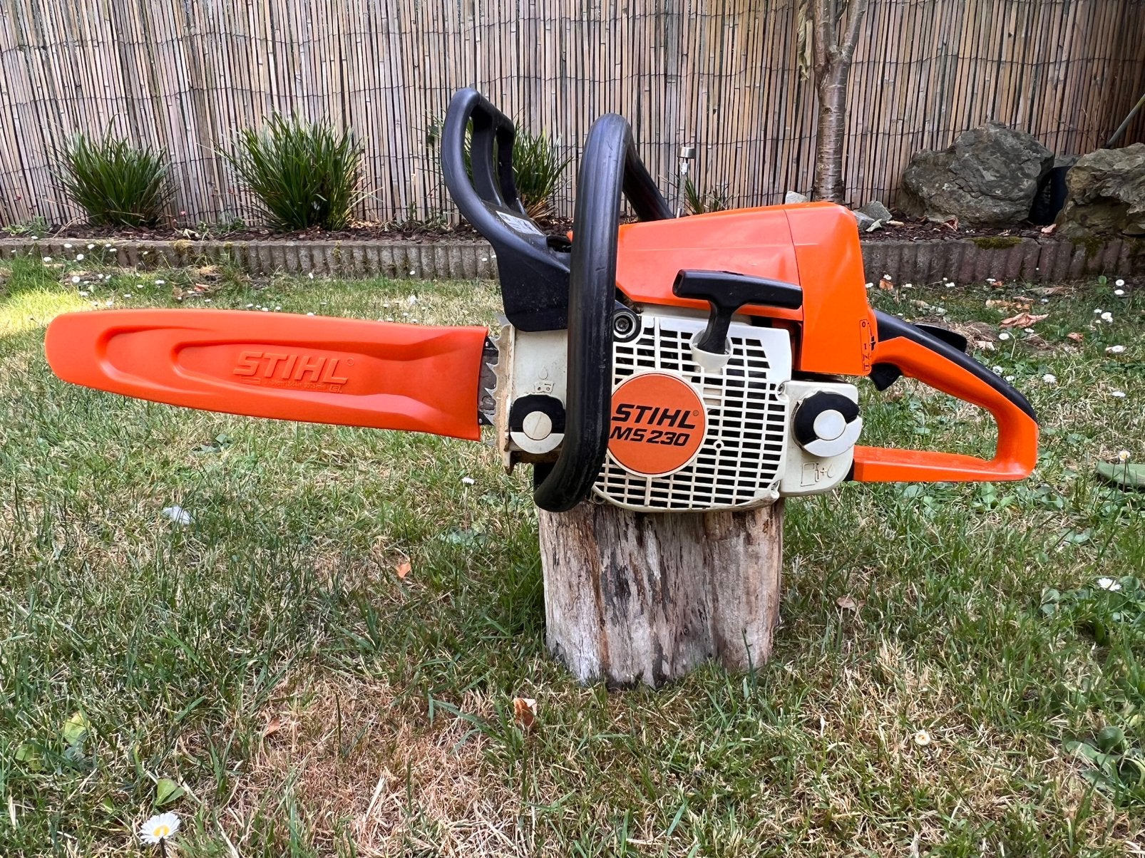 Stihl ms230 kettingzaag, Tuin en Terras, Ophalen, Zo goed als nieuw