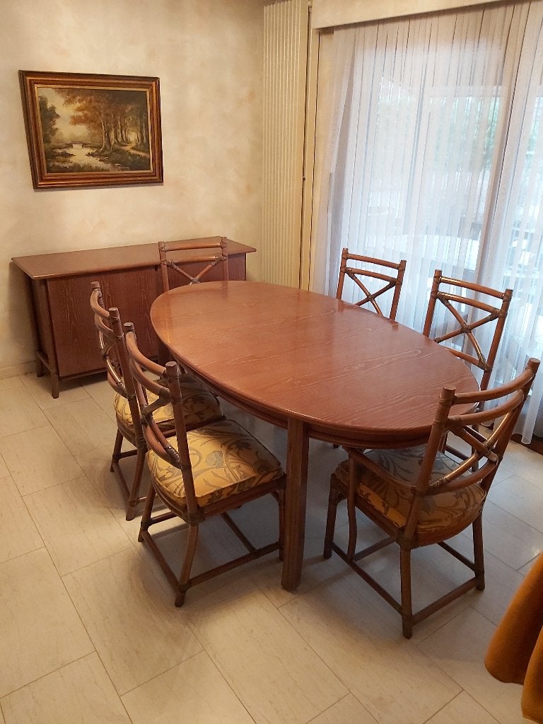 Salle à manger : Table + 6 chaises + dressoir, Huis en Inrichting, Ophalen