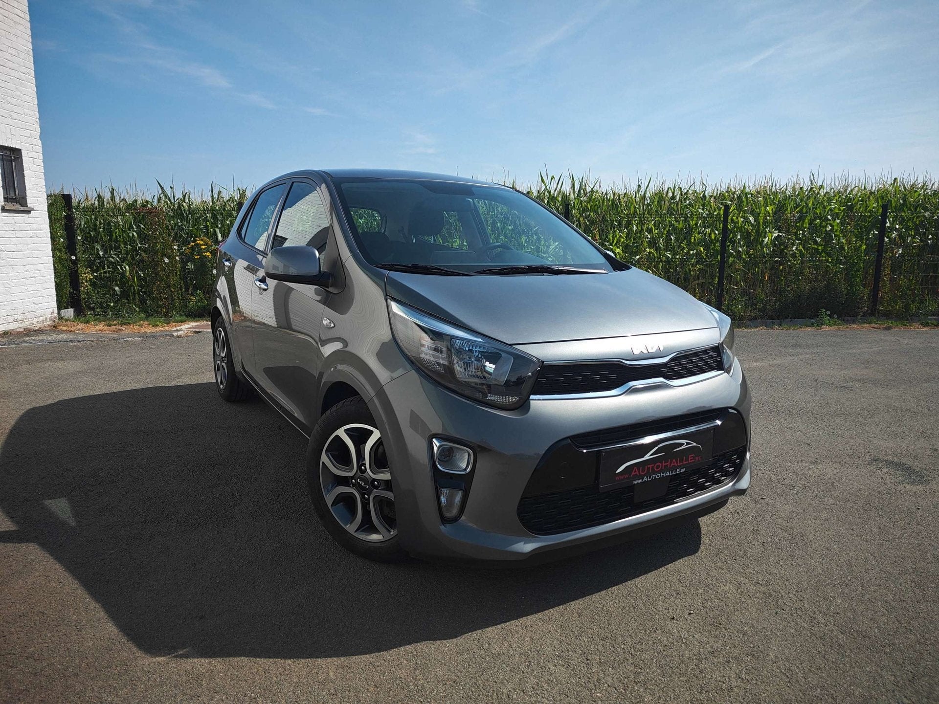 Kia Picanto Picanto 1.0i Pulse AUTOMAAT - 3.000KM - GPS/AIRC, Autos, Argent ou Gris, Achat, 998 cm³, Euro 6