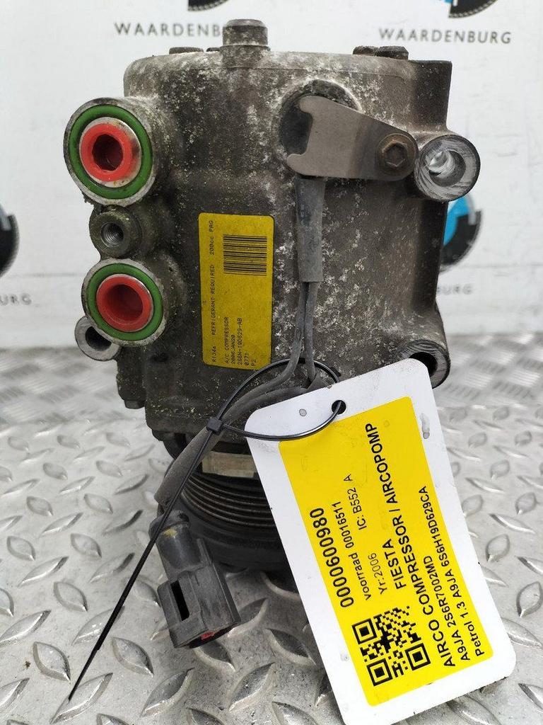 FORD FIESTA 1.3-8V Champion  AIRCO COMPRESSOR / AIRCOPOMP 20, Ophalen of Verzenden, Gebruikt, Stiba lid