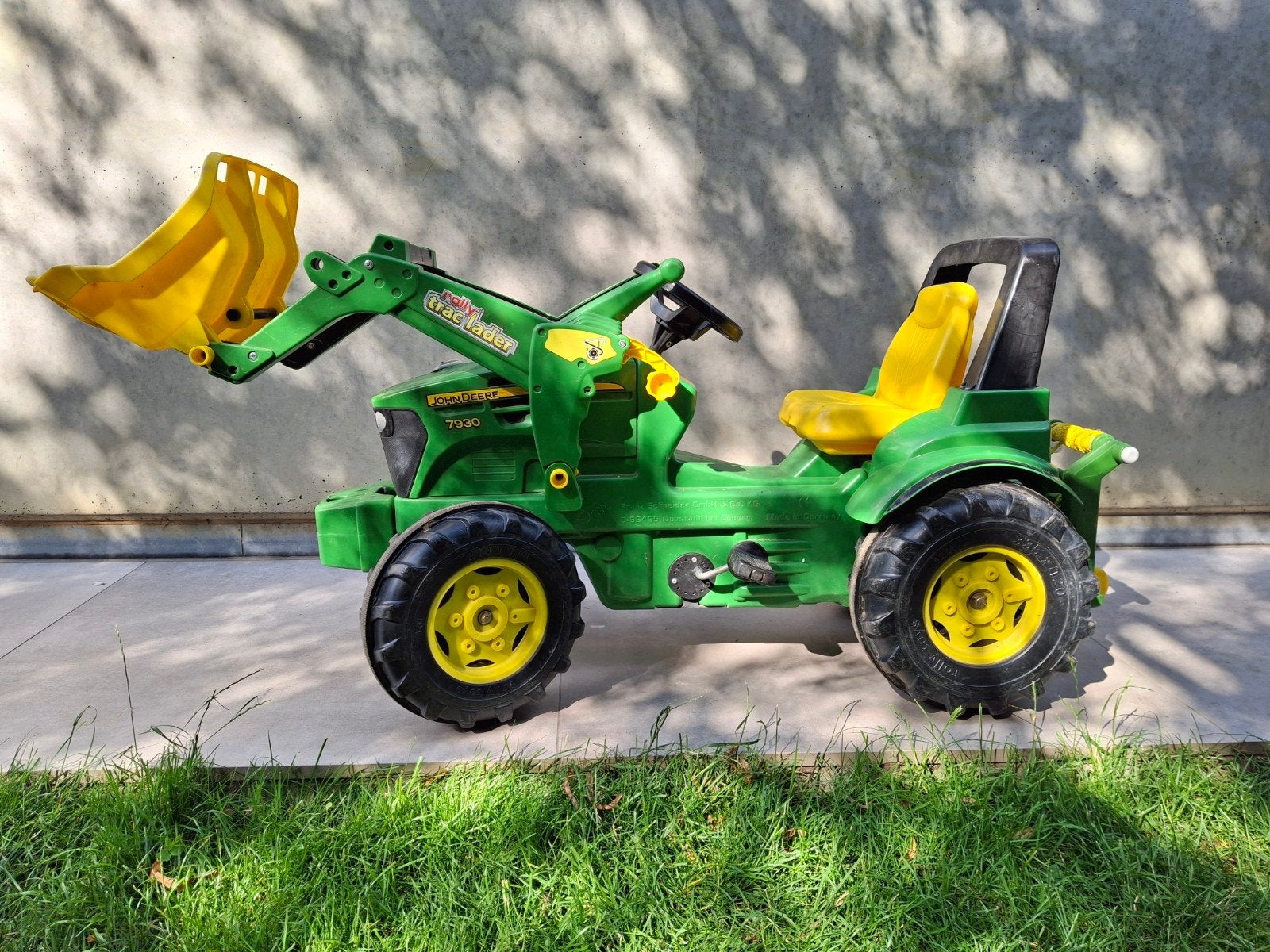 Rally trac lader op John Deere 7930, Ophalen, Gebruikt