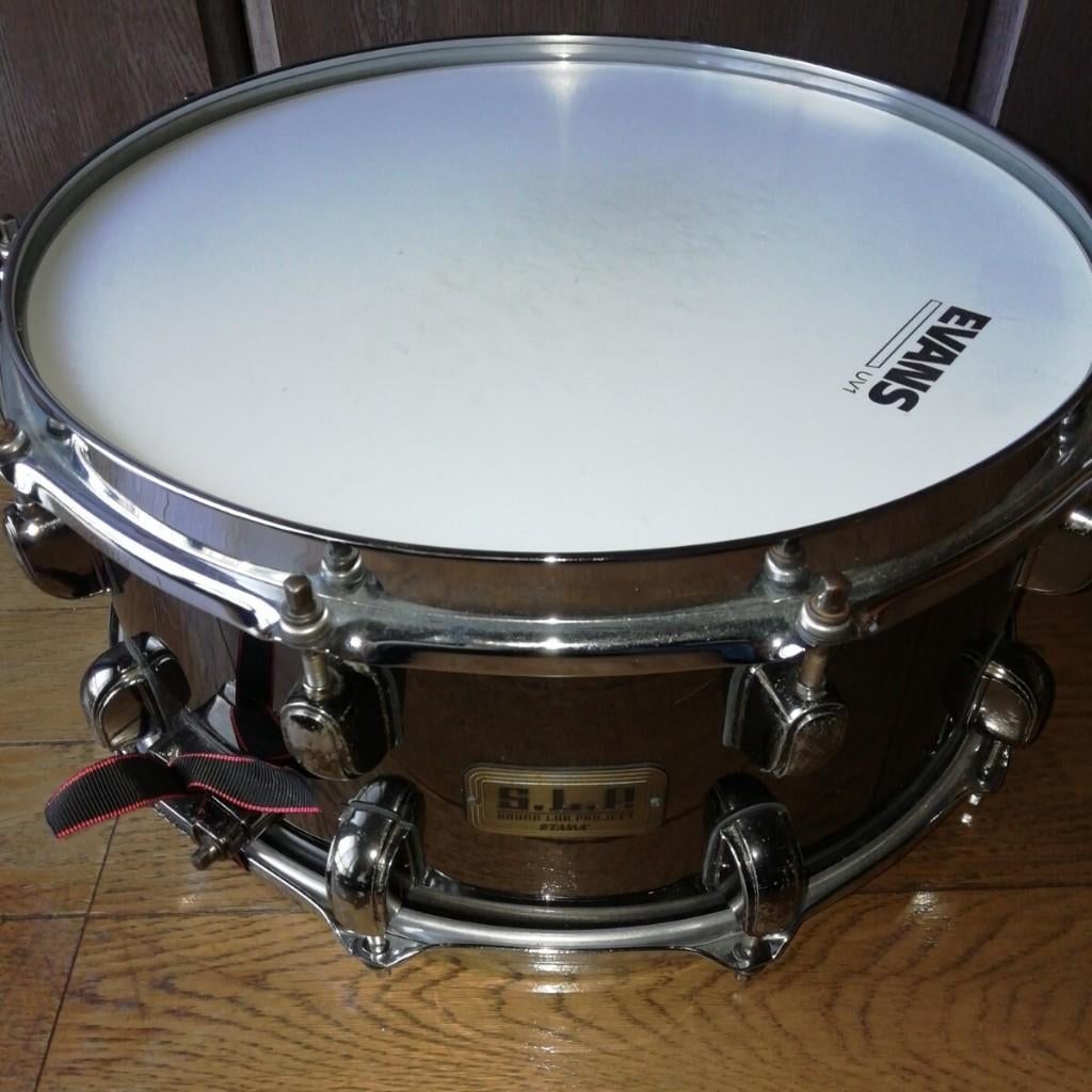 Tama SLP Black Brass snaredrum 14x6.5, Muziek en Instrumenten, Ophalen of Verzenden, Gebruikt, Tama