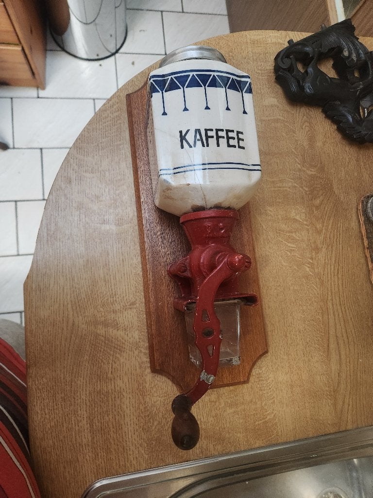 Antieke koffiemolen, Antiek en Kunst, Ophalen of Verzenden