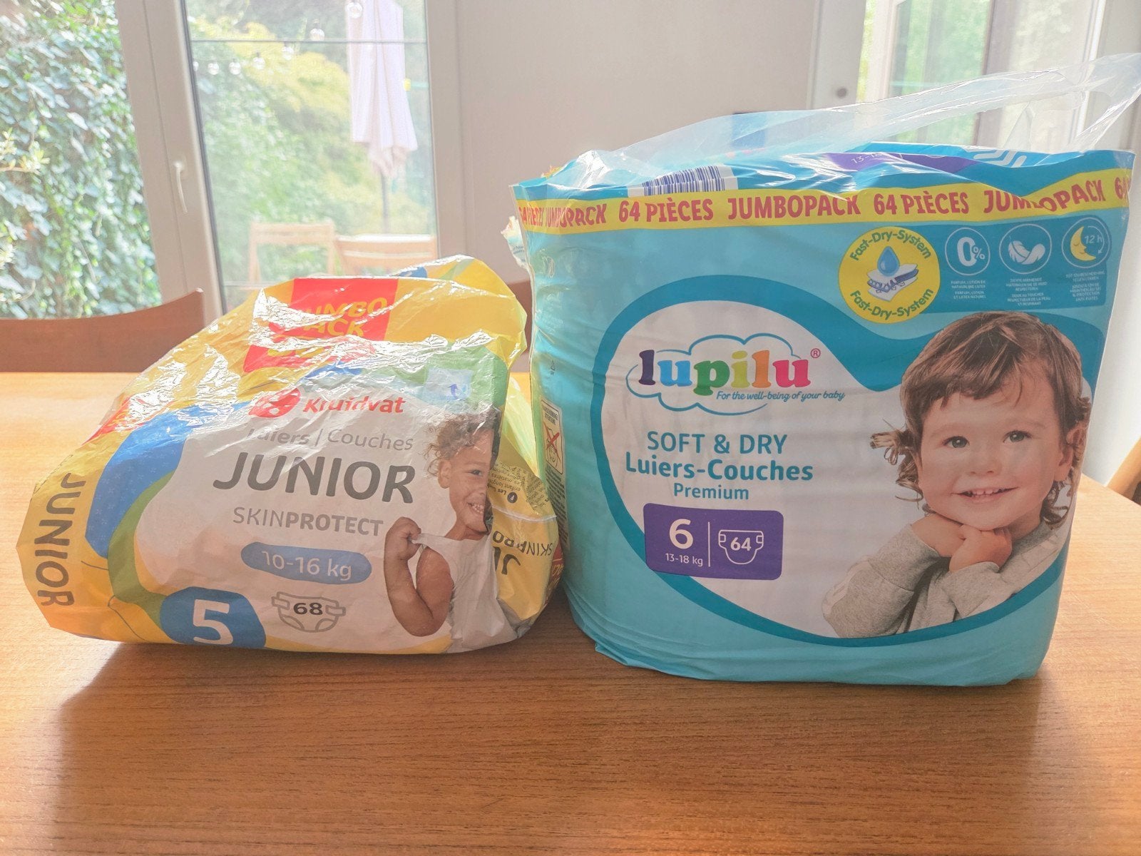 pampers, Enlèvement