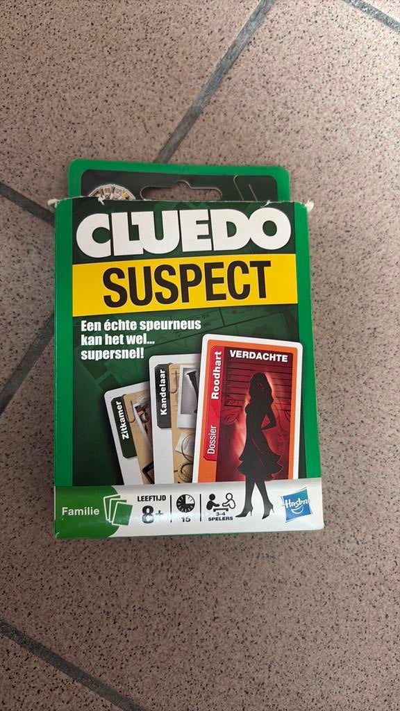 Cluedo suspect spelkaarten, Verzamelen, Ophalen, Gebruikt