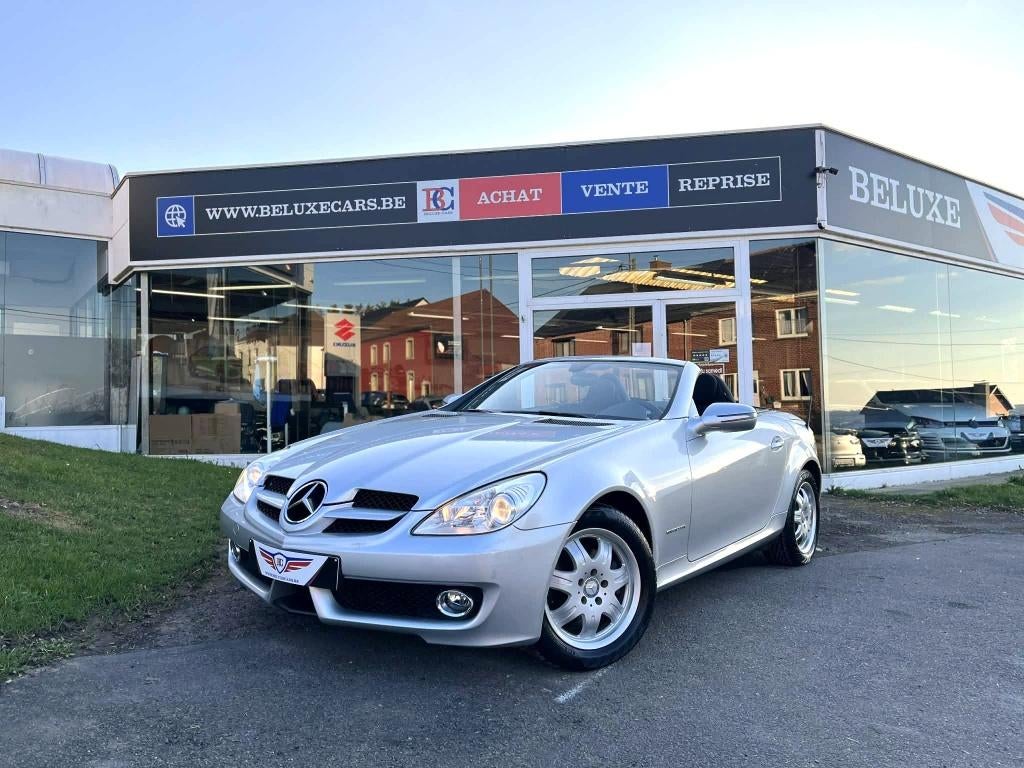 MERCEDES SLK 200 Kompressor CABRIOLET, Argent ou Gris, Achat, Entreprise, Noir