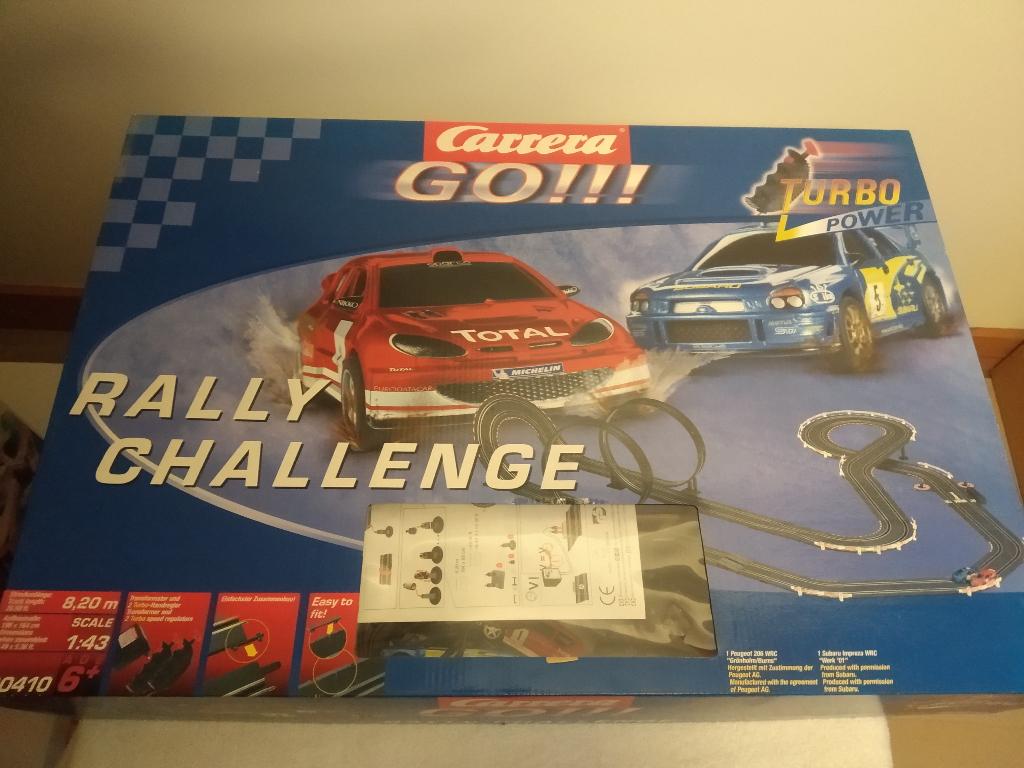 Circuit Carrera GO!!! Rally-uitdaging, Ophalen, Carrera, Elektrisch, Racebaan