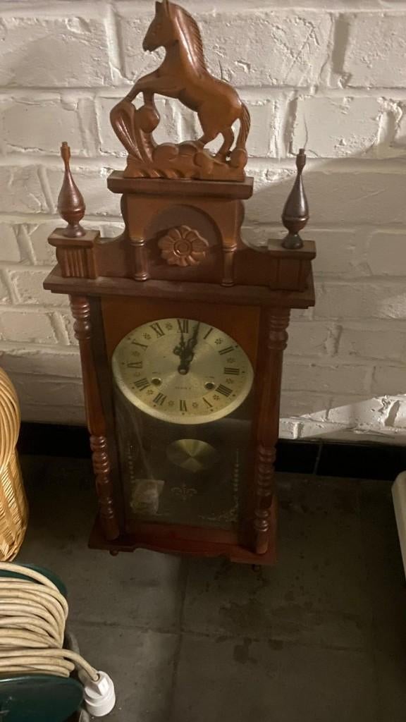 Vintage wandklok, Antiek en Kunst, Ophalen