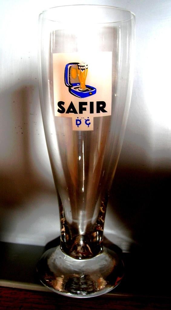 DE GHEEST Safir antiek glas, Verzamelen, Biermerken, Ophalen of Verzenden, Zo goed als nieuw, Glas of Glazen