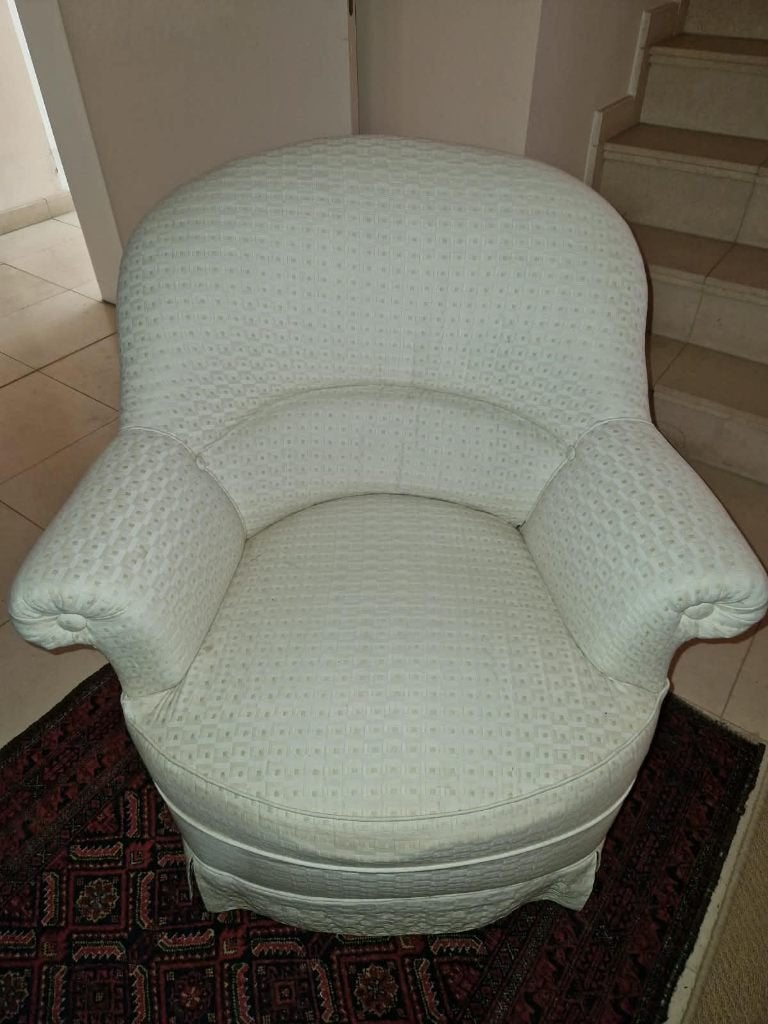 Zetel in stof 1 persoons, Maison & Meubles, Canapés | Salons, Enlèvement, Tissus