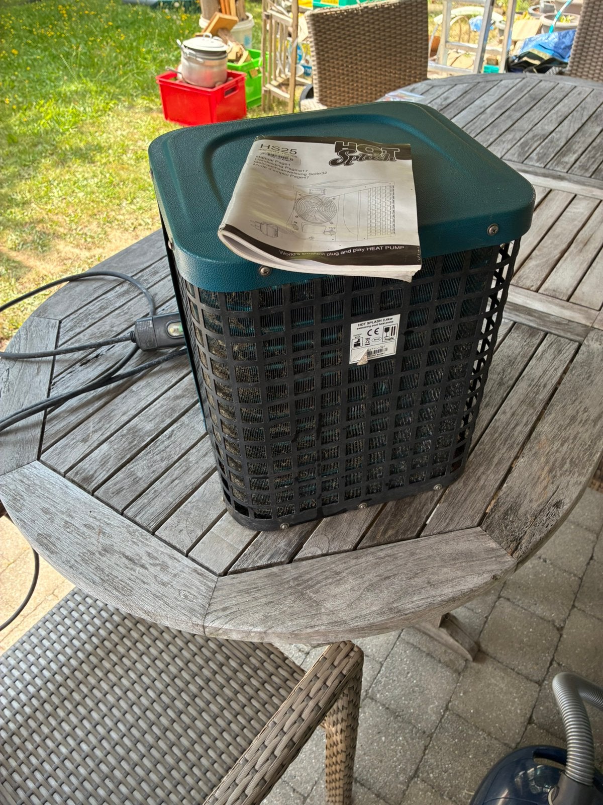 Warmtepomp zwembad, Tuin en Terras, Ophalen, Zo goed als nieuw