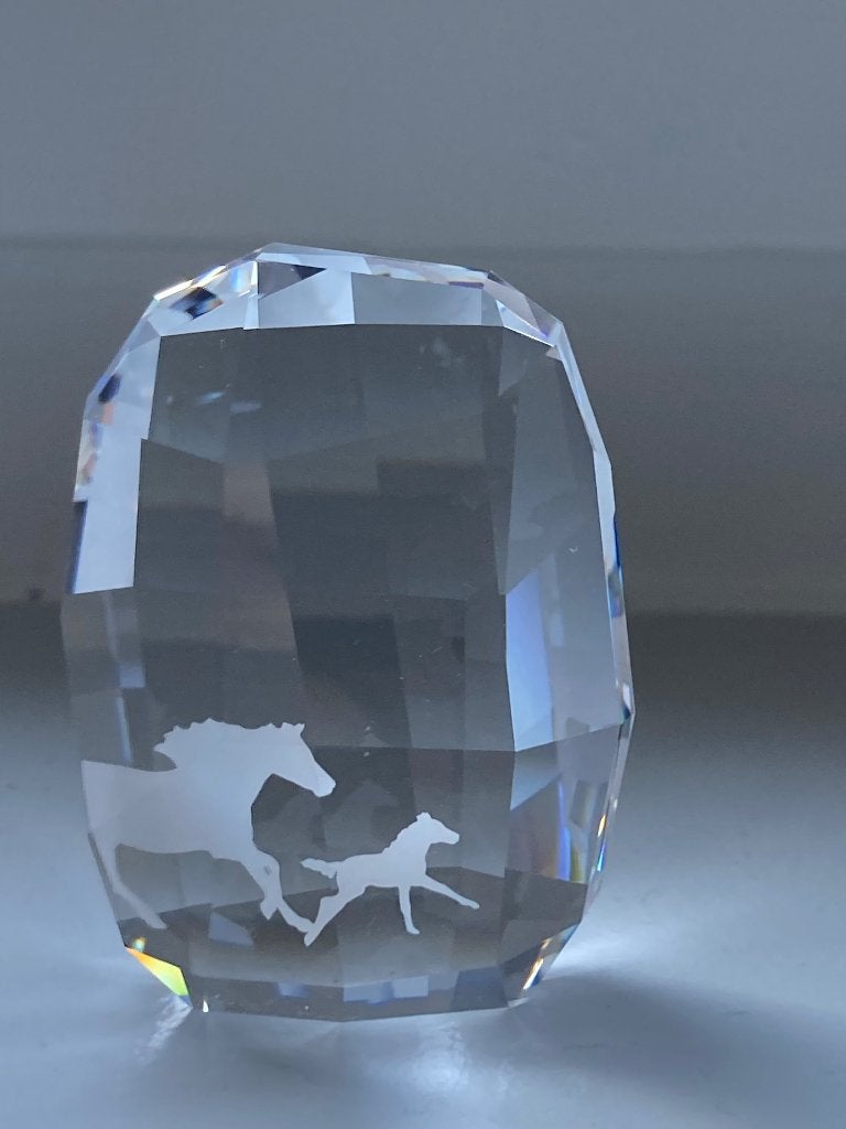 Presse Papier van Swarovski met paarden, Enlèvement ou Envoi, Neuf
