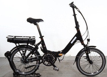 Elektrische vouwfiets, Fietsen en Brommers, Fietsen | Vouwfietsen, Versnellingen, Zo goed als nieuw, Totaal opvouwbaar, Trommelrem