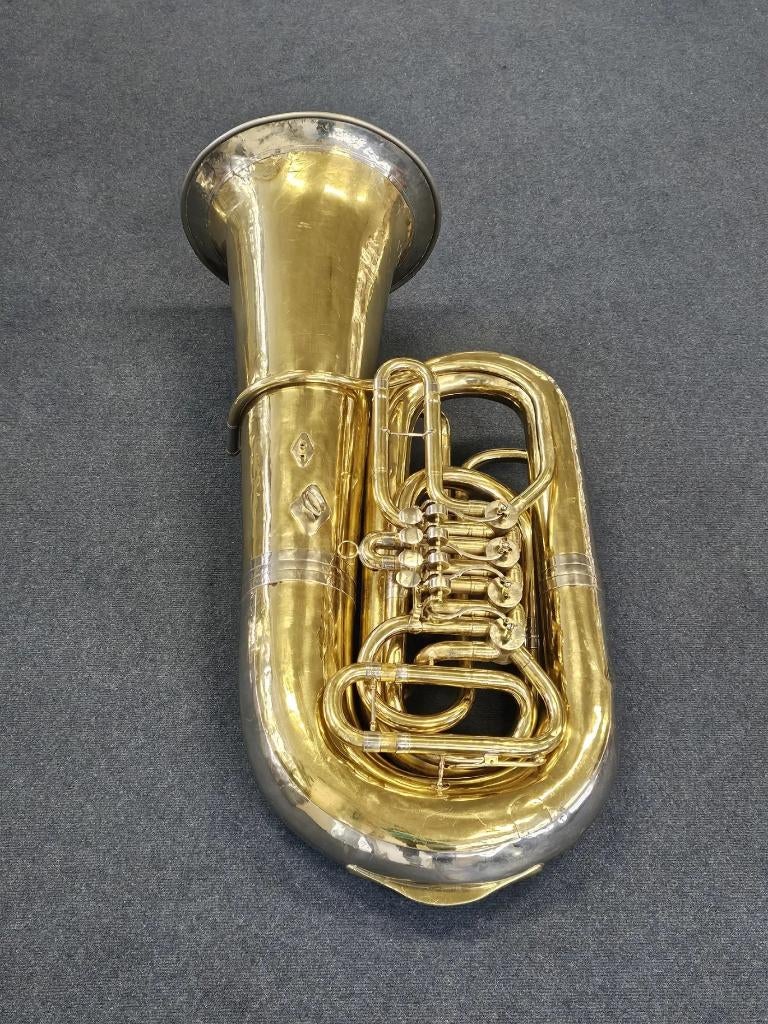 Années 1900 Alexander Mayence mod. 164 6/4 BBb Kaiser Tuba, Musique & Instruments, Enlèvement, Utilisé, Tuba en si bémol