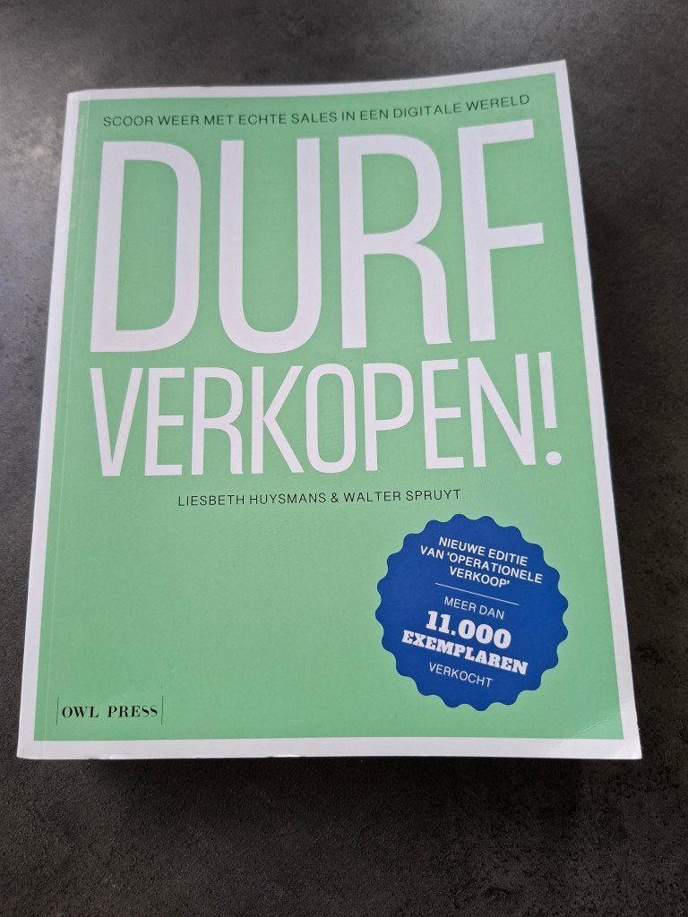 Liesbeth Huysmans & Walter Spruyt: Durf verkopen!, Enlèvement ou Envoi, Comme neuf, Enseignement supérieur, Liesbeth Huysmans