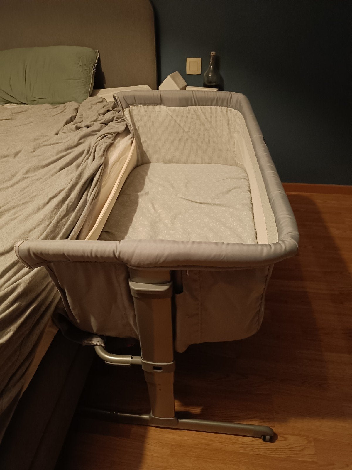 co-sleeper Chicco Next2me (grijs), Enlèvement, Comme neuf, Autres types